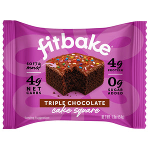 Triple Chocolate Cake Square