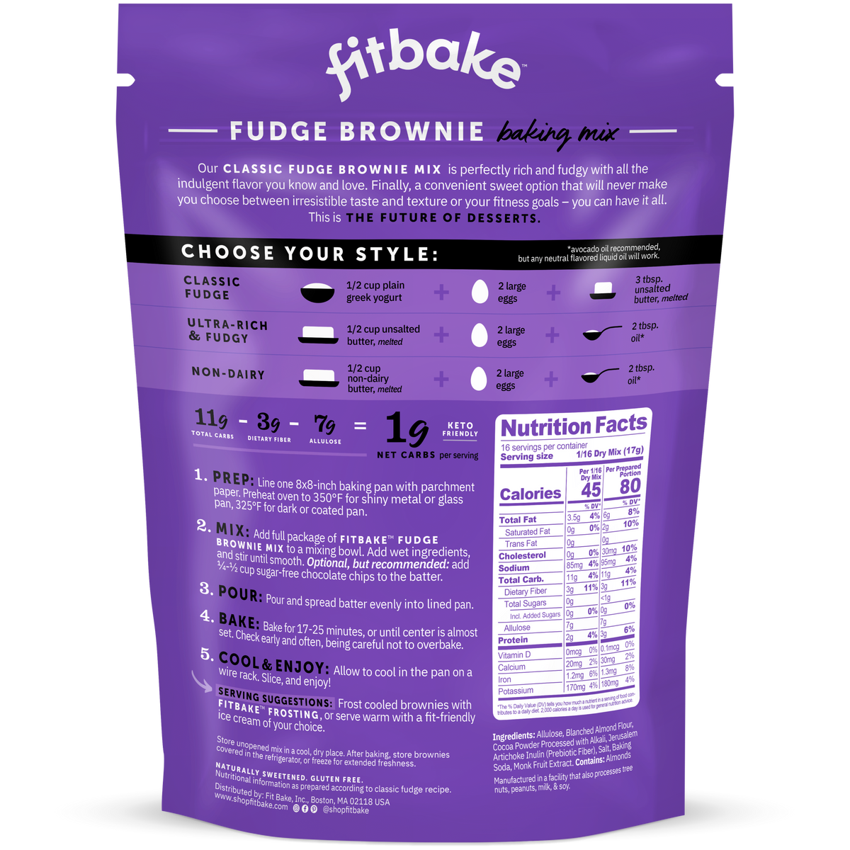 FitBake Keto Dessert Mix Bundle - Low-Carb Cakes and Brownies